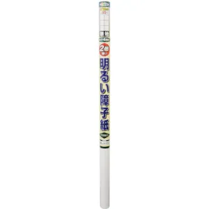 アサヒペン　ＵＶカット２倍強い明るい障子紙　９４ＣＭＸ７．２Ｍ　５２３１　無地　  4970925145369  ASAHIPEN