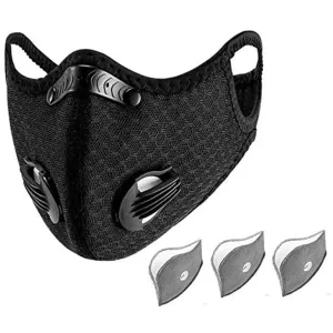 1pcs Bike Face Mask With 3pcs Filter Unisex Mondmasker Halloween Cosplay Masks Outdoors Reusable Mouth Cover Mascarillas Masque
