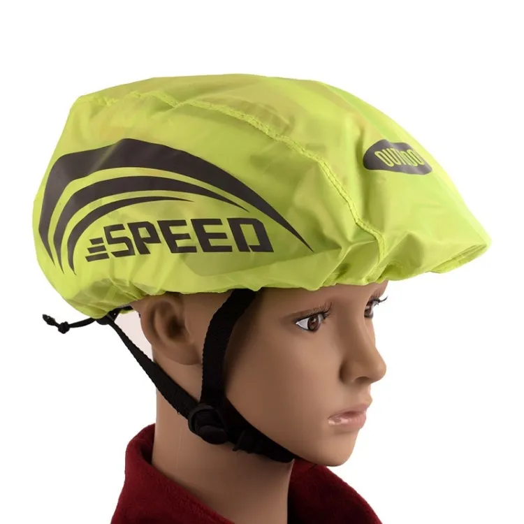 2 PCS Cycling Helmet Rain Cover Outdoor Reflective Safety Helmet Cover, Size: Free Size(Blue (Style 2))