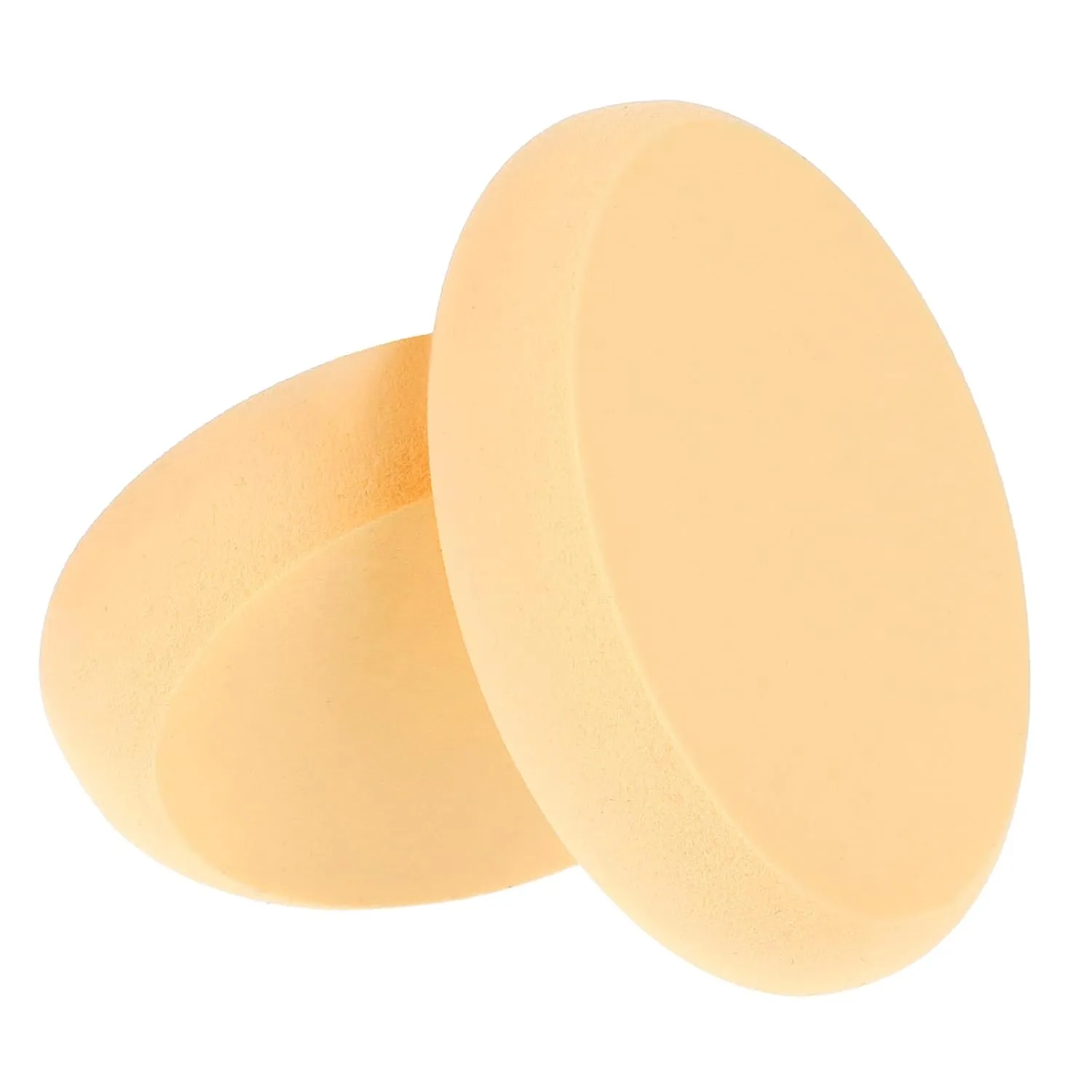 2 Pcs Oval Cushion Puff, Make-Up Egg Air Cushion Puff with Travel Case, Cosmetic Sponge Foam Pad, Sponges Makeup for All Skin Types Wet and Dry Dual Use