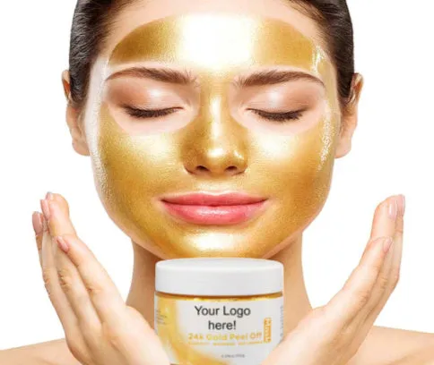 24K Luxury Foil Gold Peel Off Face Mask - MQO 12 pcs