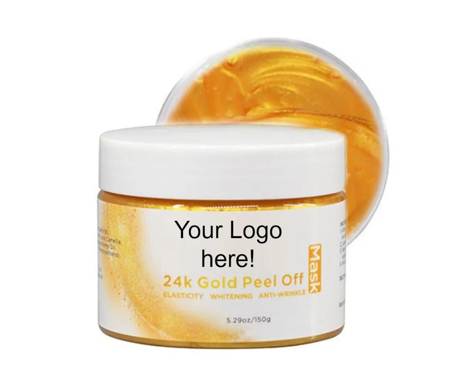 24K Luxury Foil Gold Peel Off Face Mask - MQO 12 pcs