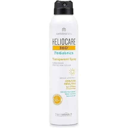 360V Pediatrics Transparent spray Spf 50  Solar spray for children 200ml, Heliocare