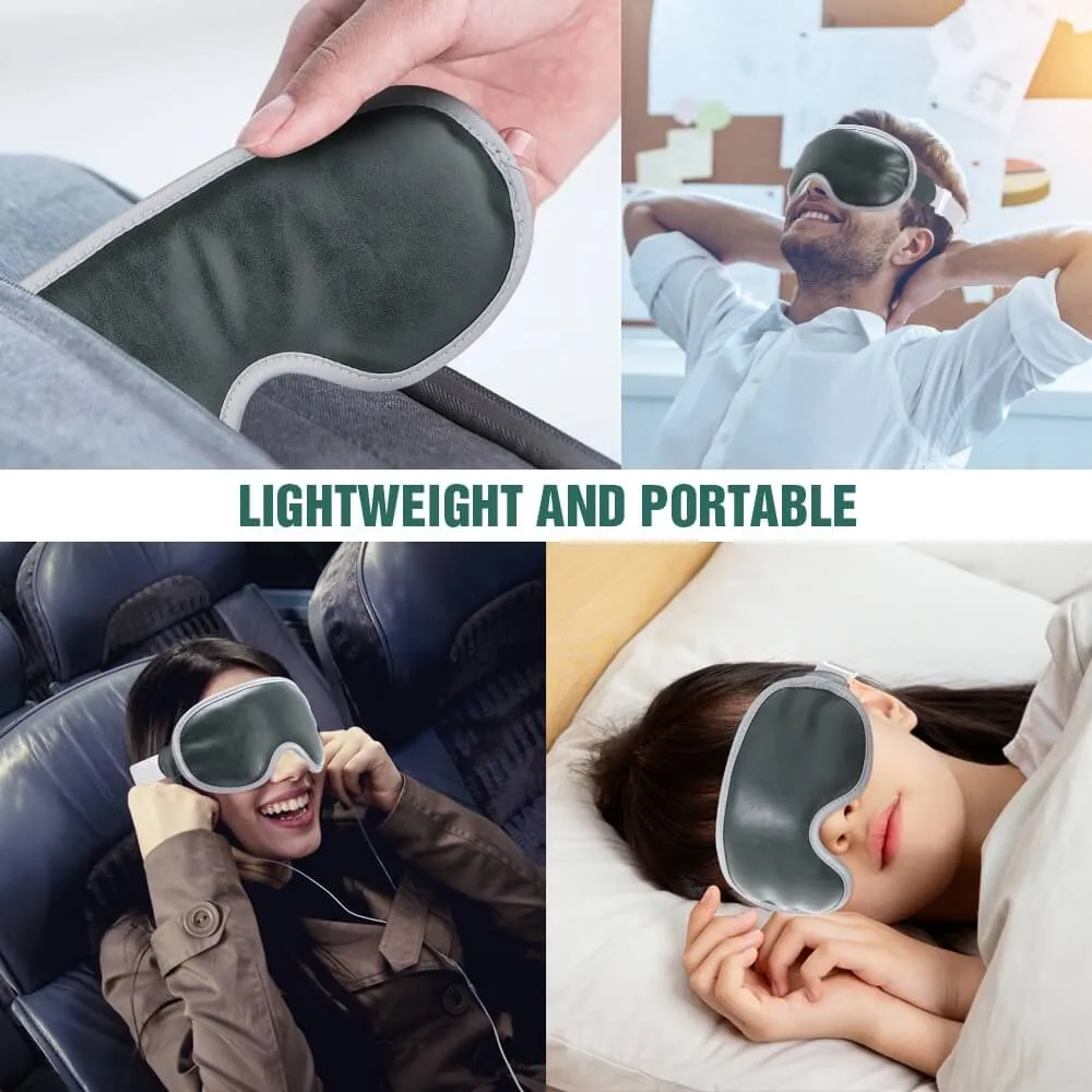 3D Heated Eye Mask | Lightweight Sleeping Mask For Fatigue Relief
