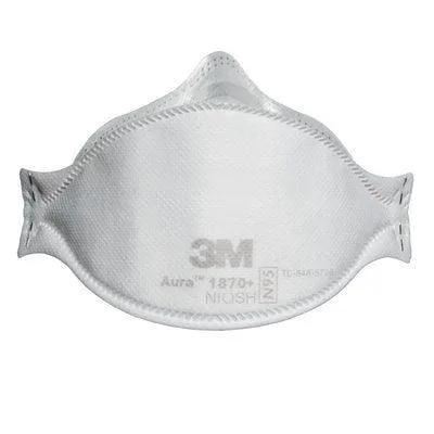 3M AURA Health Care Particulate Respirator and Surgical Mask 1870 Bulk, N95