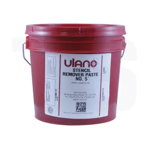 #5 Stencil Remover Paste (Ulano), **Freezable Supply Alert**
