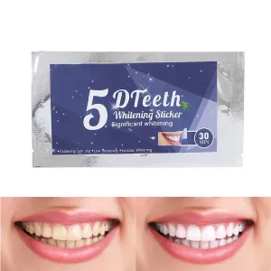 7pcs Teeth Whitening Strips, Remove Coffee Smoking Refreshing Breath Teeth Brightening Kit for Sensitive Teeth