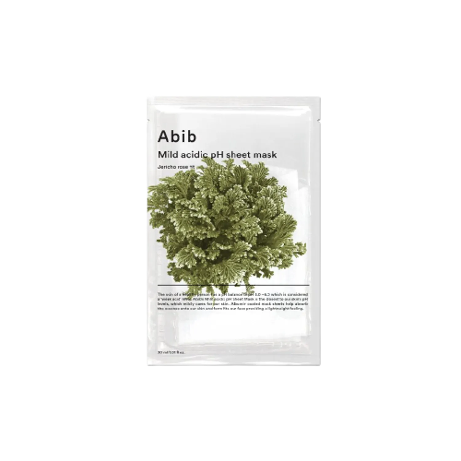 Abib Mild Acidic pH Sheet Mask Jericho Rose Fit