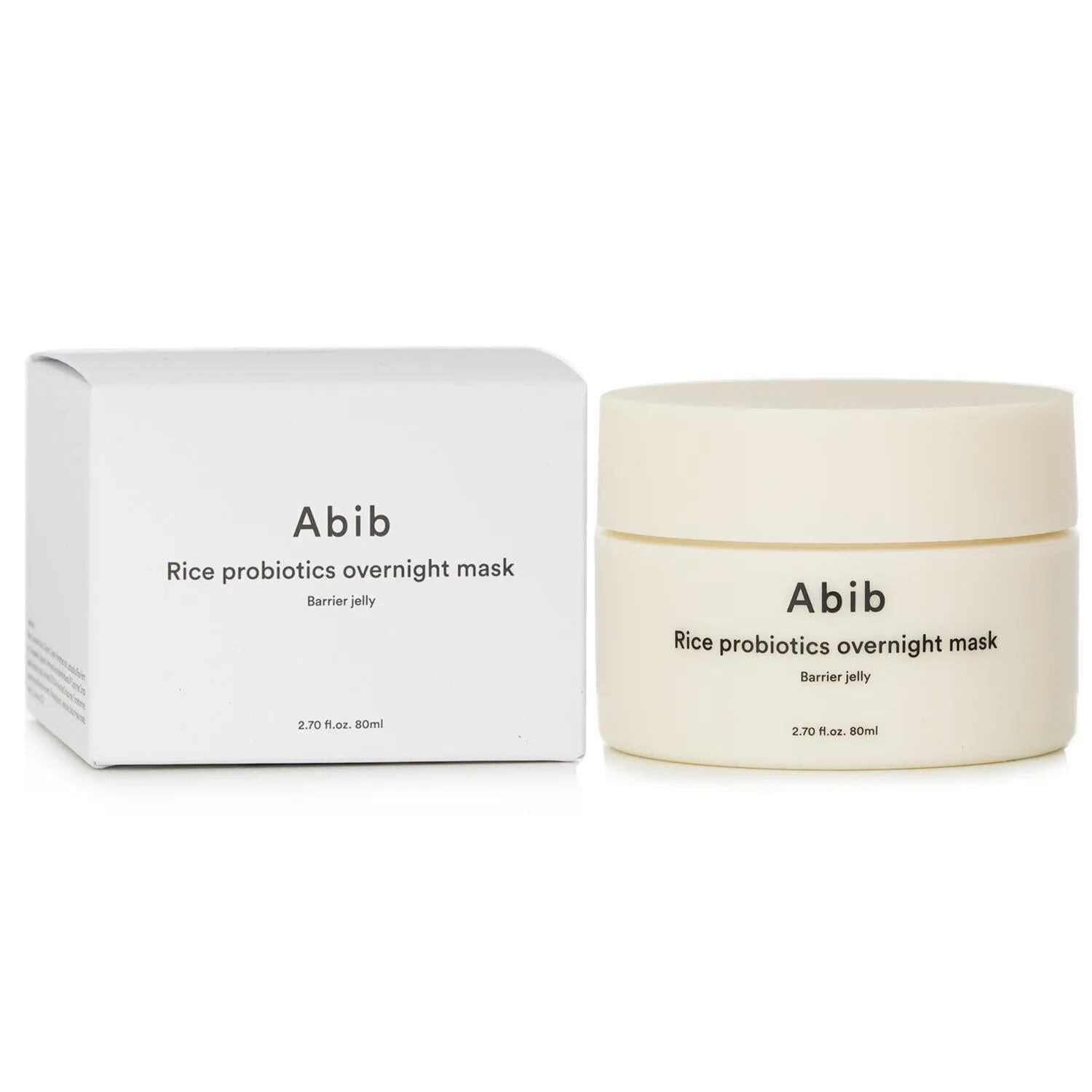 Abib Rice Probiotics Overnight Mask Barrier Jelly 阿彼芙米萃益生菌涂抹式睡眠面膜 80mL