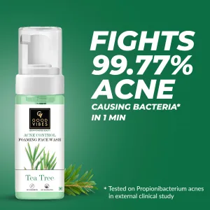 Acne Control Tea Tree Foaming Face Wash