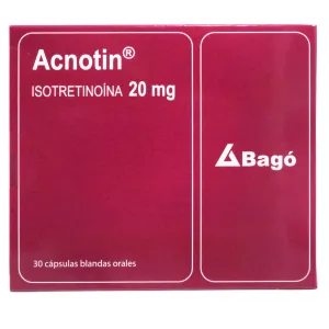 Acnotin 20Mg Isotretinoina X Capsula Blanda