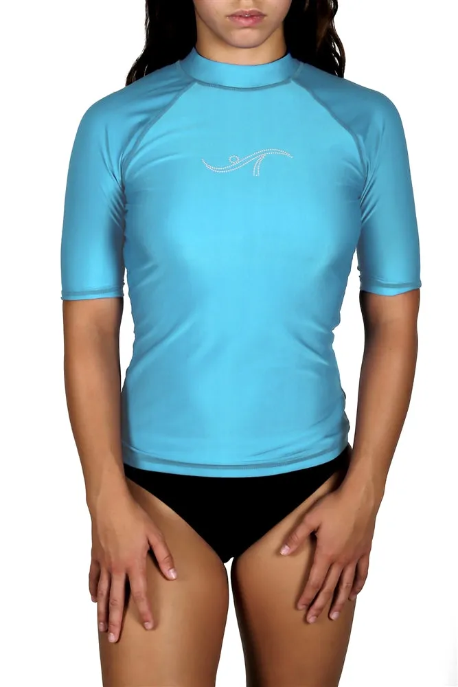 Adoretex Women's UPF 50  Short Sleeve Rashguard (RS006)