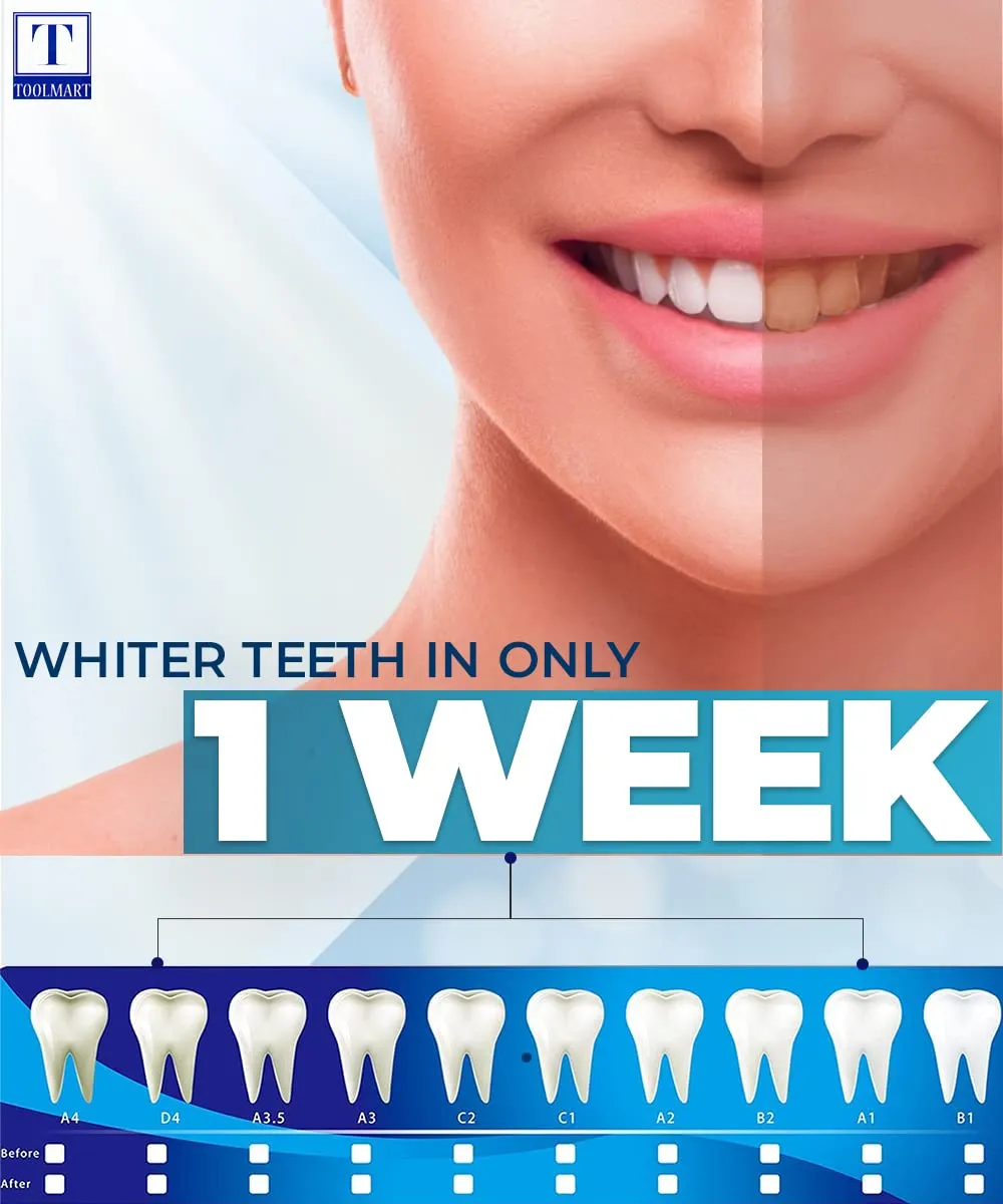 Advanced 5D Teeth Whitening Strips for Sensitive Tooth 14 Sessions for 5D White
