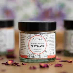Airmid Natural Handmade Soap Face Mask Rosehip & Rhassoul