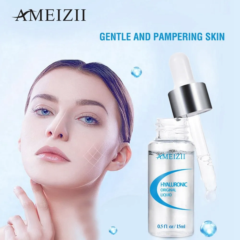 Ameizii Pure Hyaluronic Acid Serum Moisturizing Collagen Skin Repair Essence Whitening Anti Wrinkle Face Cream Acne Treatment