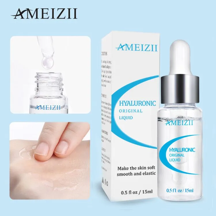 Ameizii Pure Hyaluronic Acid Serum Moisturizing Collagen Skin Repair Essence Whitening Anti Wrinkle Face Cream Acne Treatment