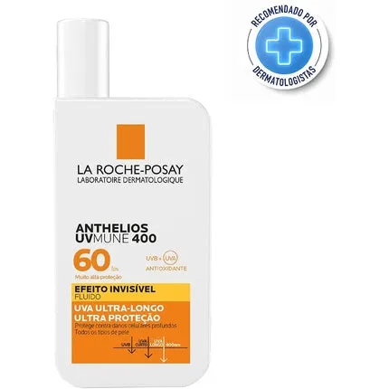 Anthelios Uvmune 400 invisible liquid Spf50  50 ml, La Roche-Posay