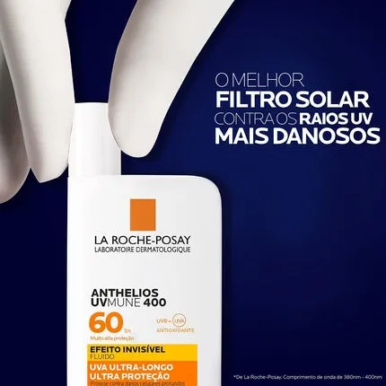 Anthelios Uvmune 400 invisible liquid Spf50  50 ml, La Roche-Posay