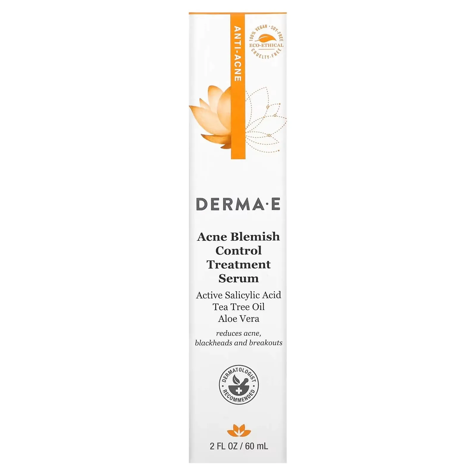 Anti-acne serum Derma E, 60 ml