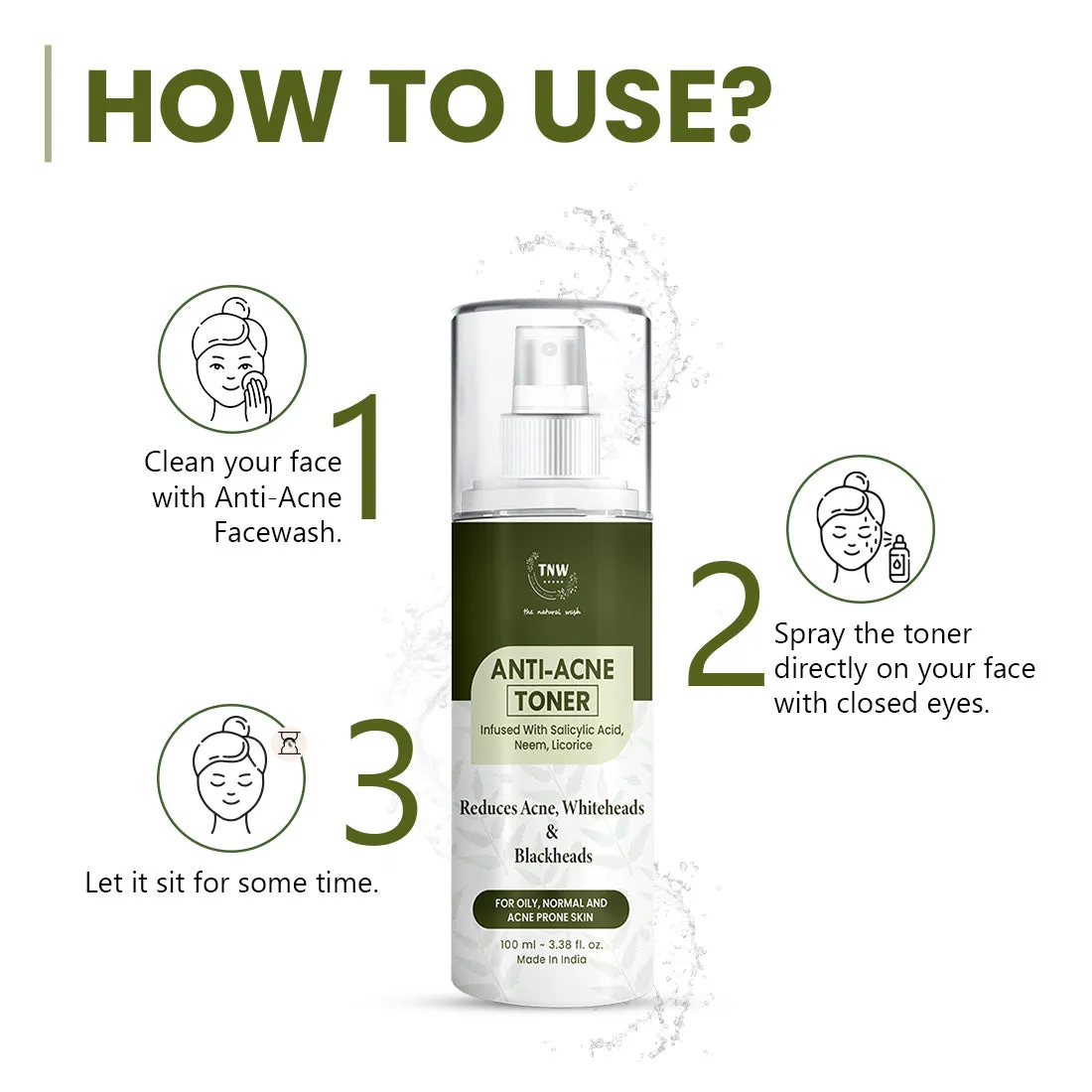 Anti-Acne Toner for Clear & Texture-free Skin.