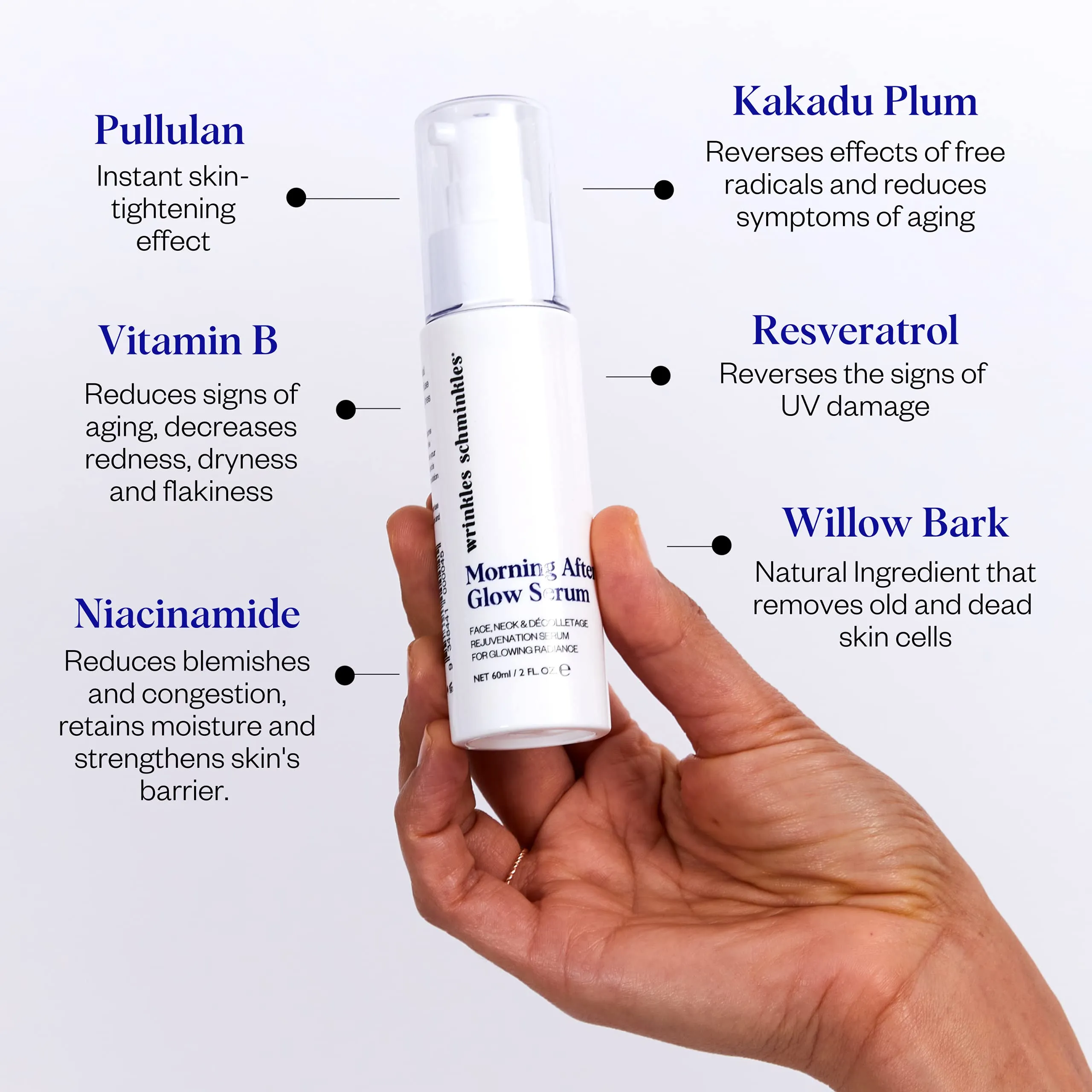 Anti Aging Serum for Face, Neck & Decolette - Neck Firming, Decollete Cream & Hyaluronic Acid & Resveratrol Face Serum - Daytime Booster Product to Improve Silicone Pad Results