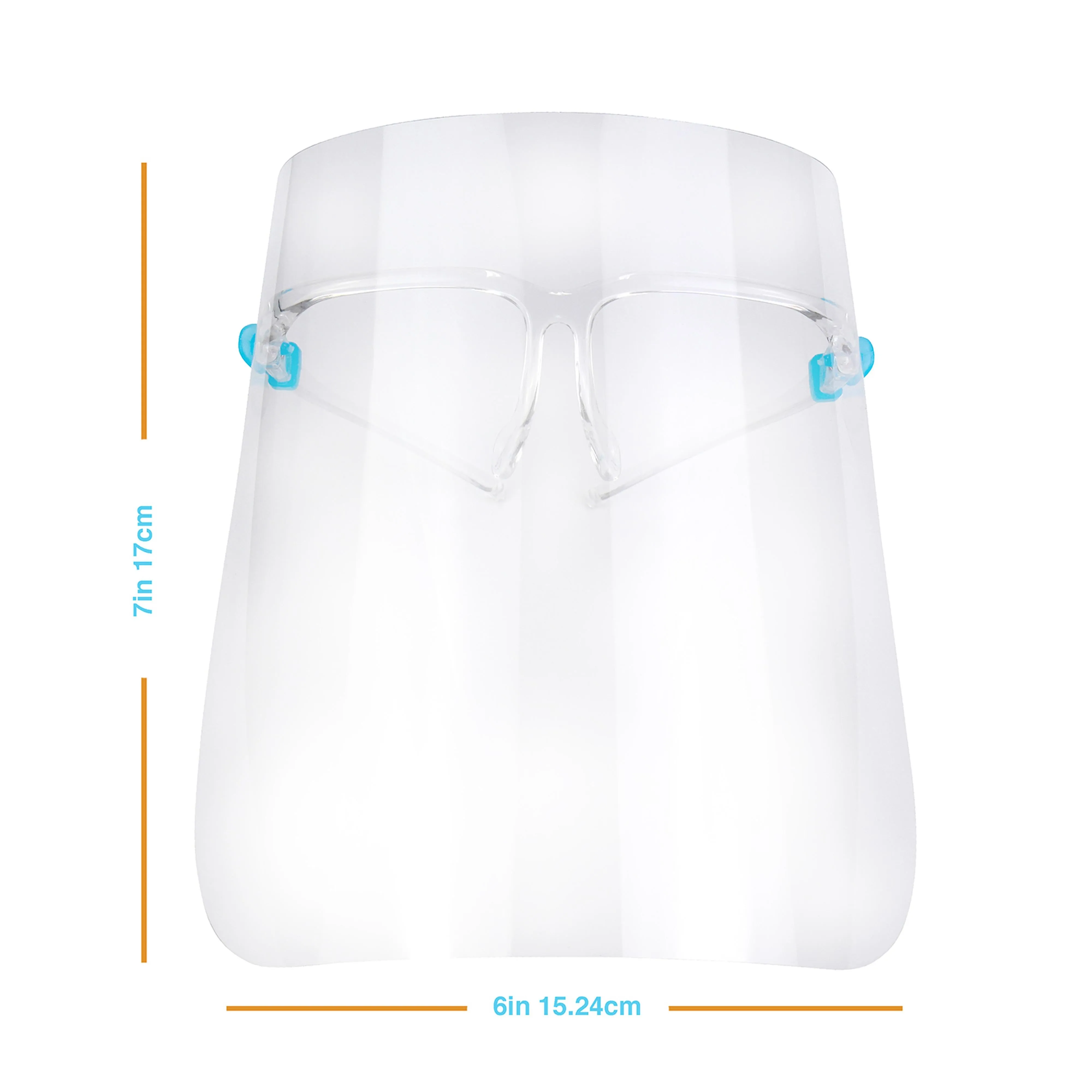 Anti Fog Protection Shield with 5 Interchangeable Films