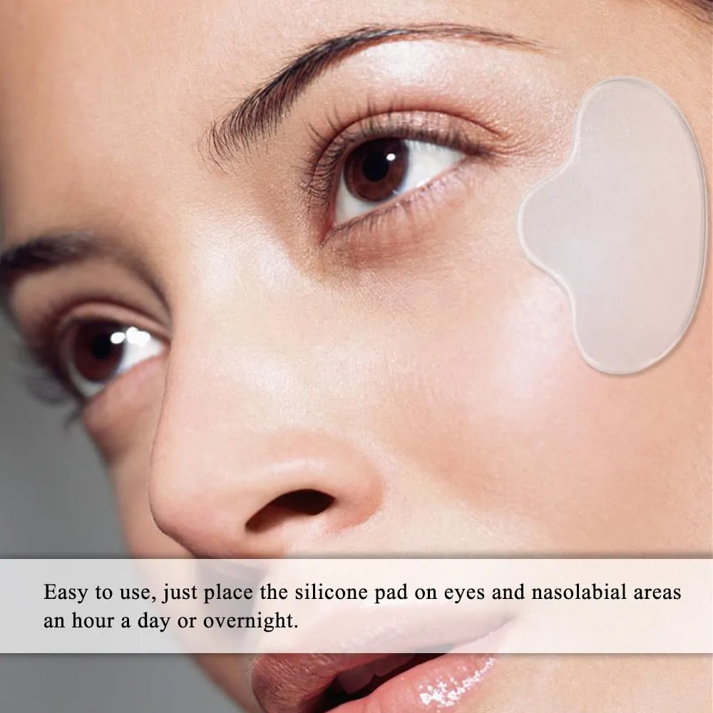 Anti Wrinkle Chest Pad Silicone Face Pad Eye Wrinkle Remover Patches Skin Lifting Tape Neck Wrinkle Removal Anti Aging Sticker