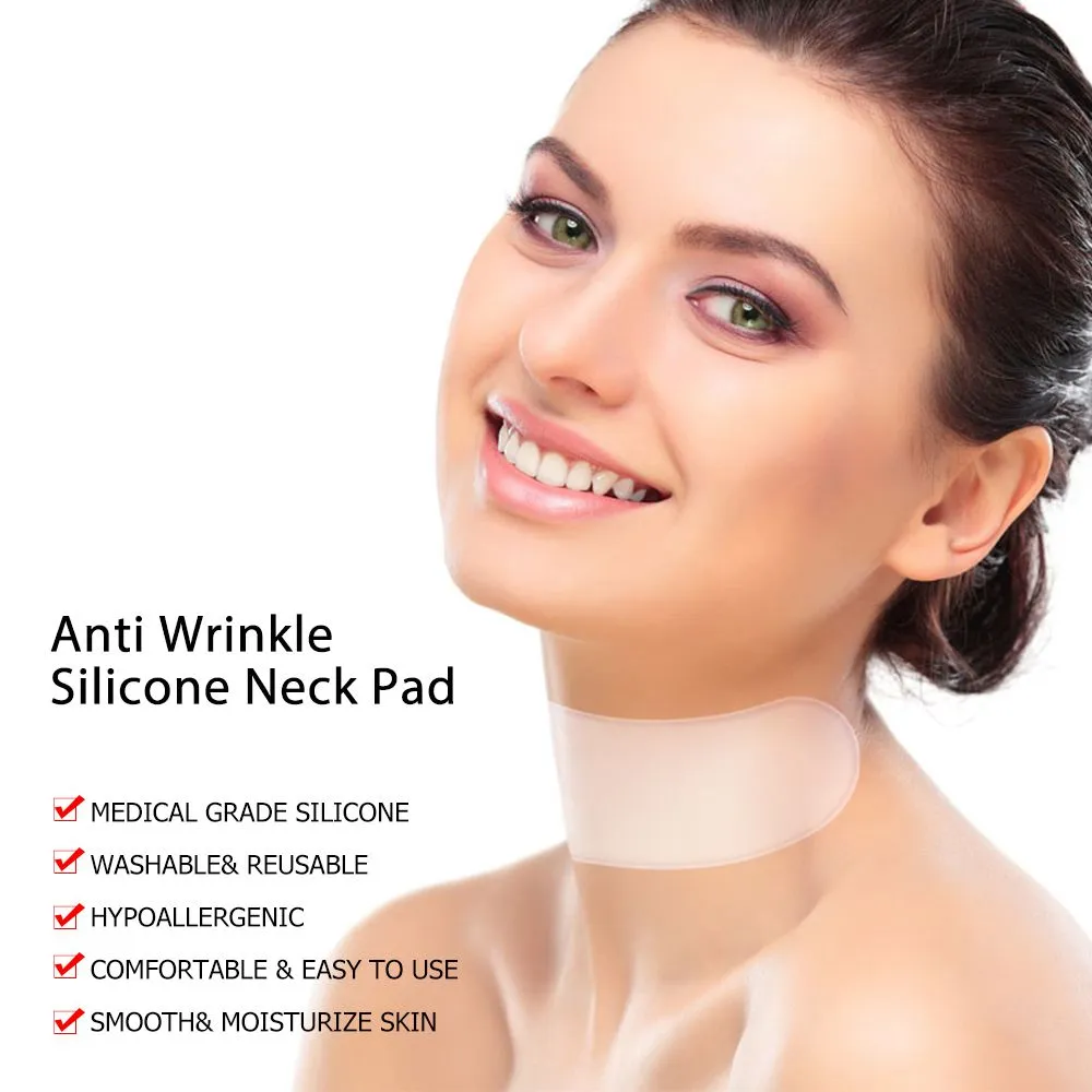 Anti Wrinkle Chest Pad Silicone Face Pad Eye Wrinkle Remover Patches Skin Lifting Tape Neck Wrinkle Removal Anti Aging Sticker