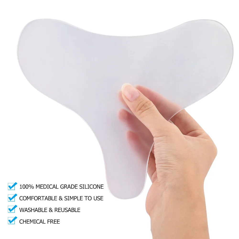 Anti Wrinkle Chest Pad Silicone Face Pad Eye Wrinkle Remover Patches Skin Lifting Tape Neck Wrinkle Removal Anti Aging Sticker