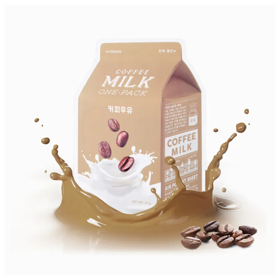 A'PIEU Coffee Milk One Pack Mask, 1 Sheet 21g/ 0.74oz