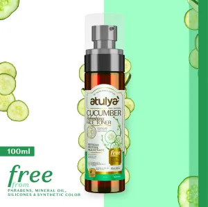 atulya Cucumber Face Toner - 100ml (Buy 3 Products & Get Rs.300 Off)