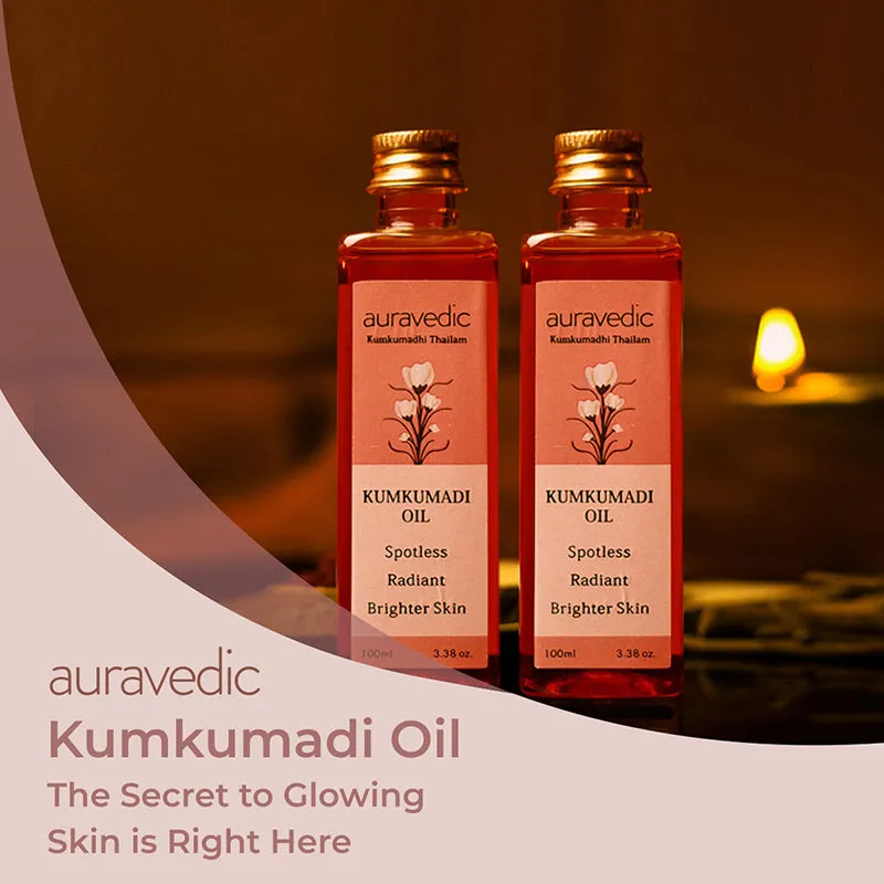 Auravedic Kumkumadi Oil 100ml each (Pack Of 2)