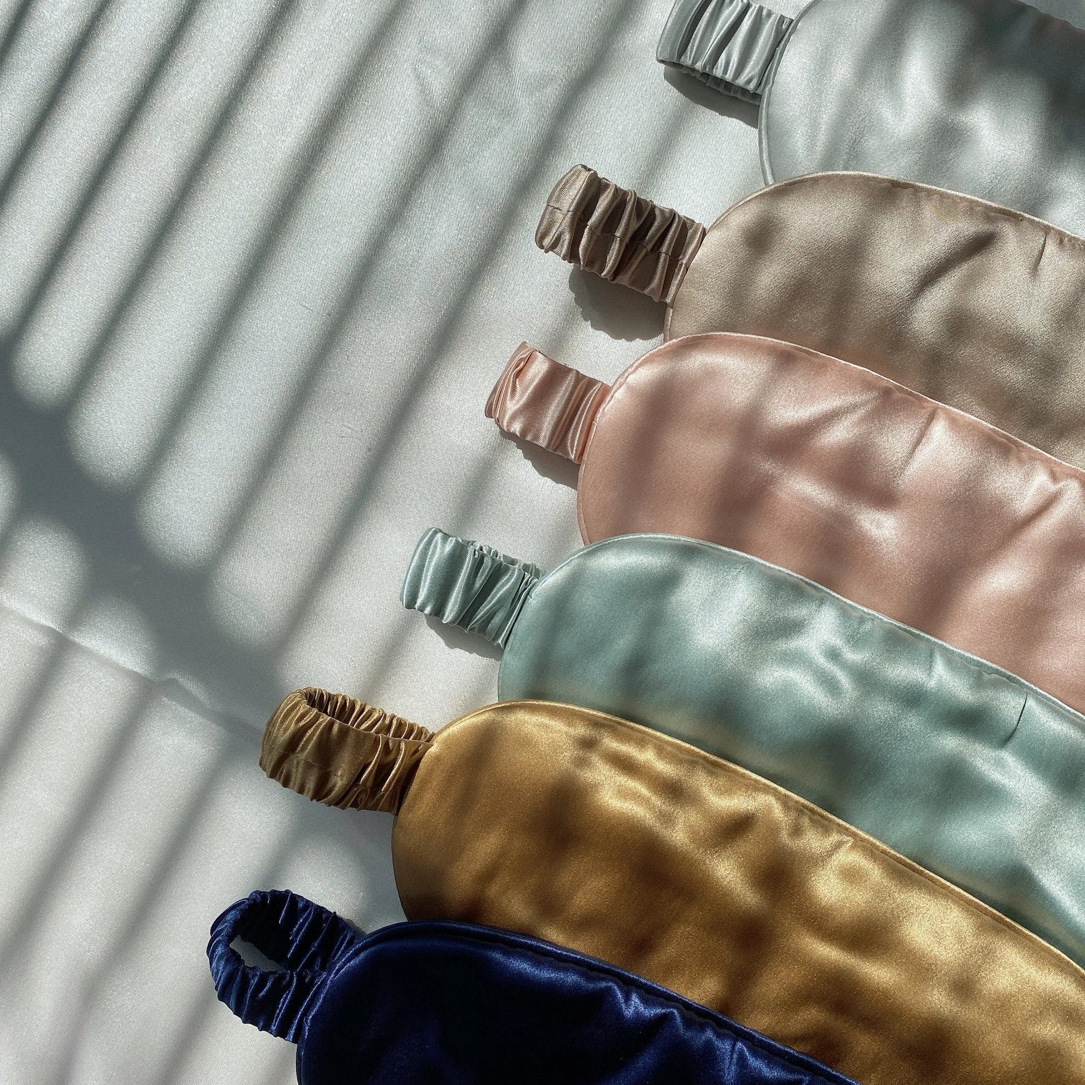 Aurelie Pure Silk Sleep Eye Mask | Rose Gold