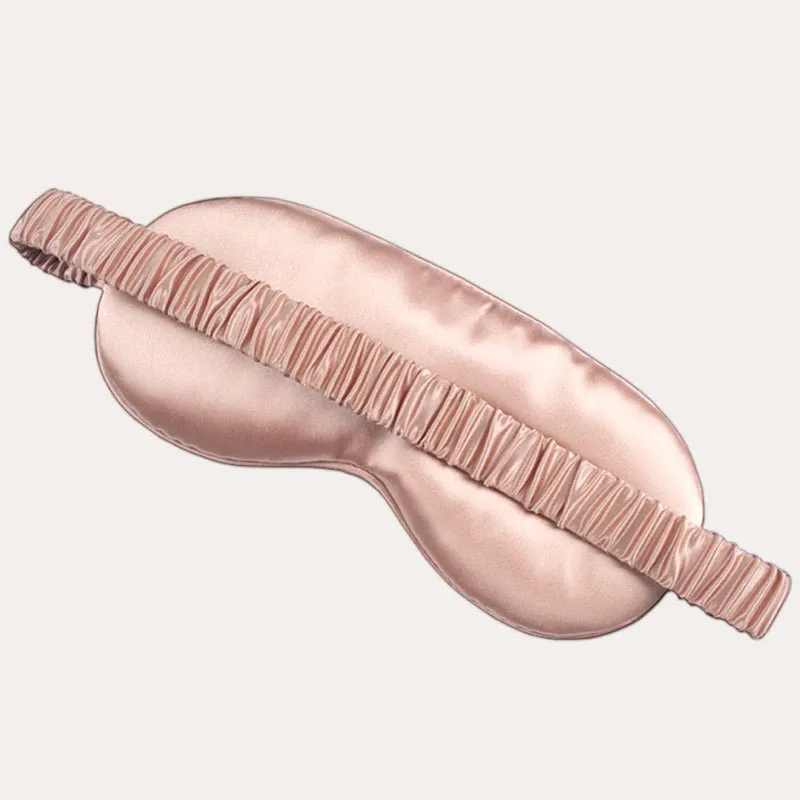 Aurelie Pure Silk Sleep Eye Mask | Rose Gold