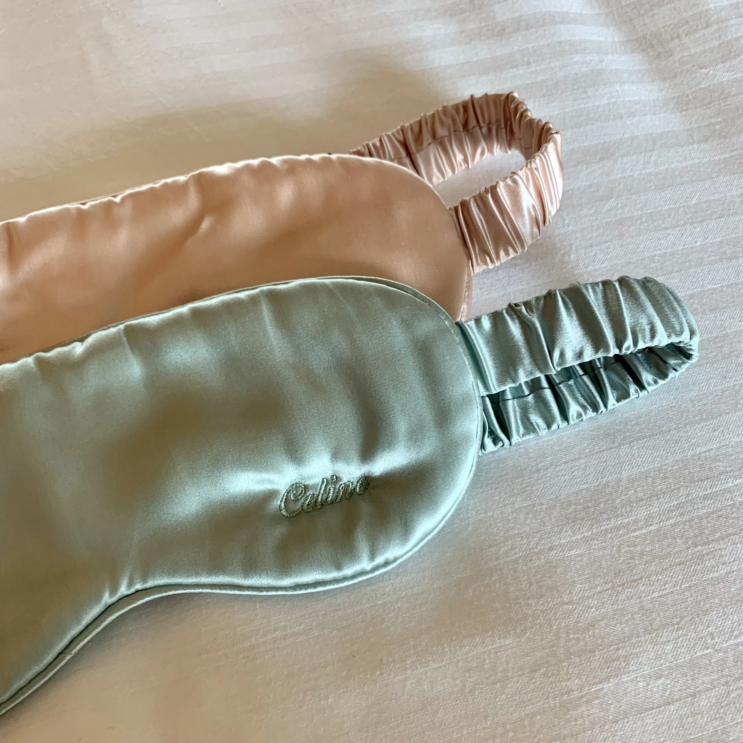 Aurelie Pure Silk Sleep Eye Mask | Rose Gold