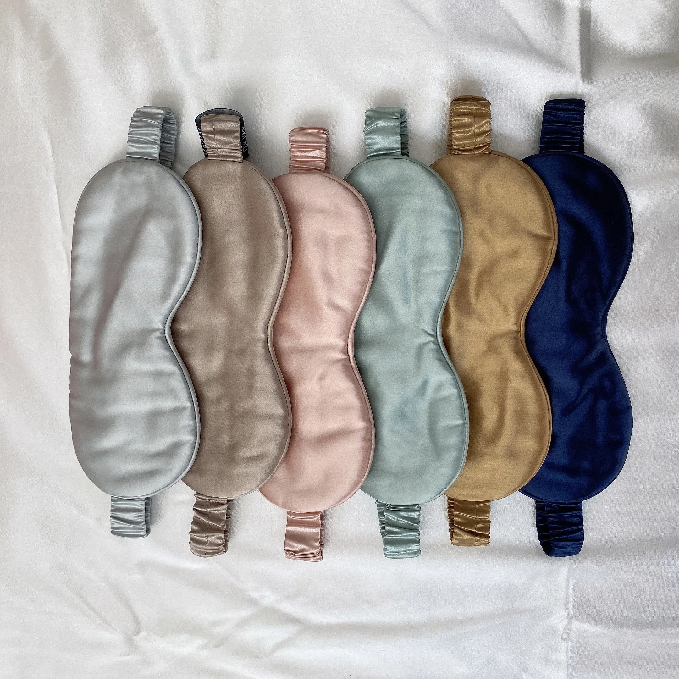 Aurelie Pure Silk Sleep Eye Mask | Rose Gold