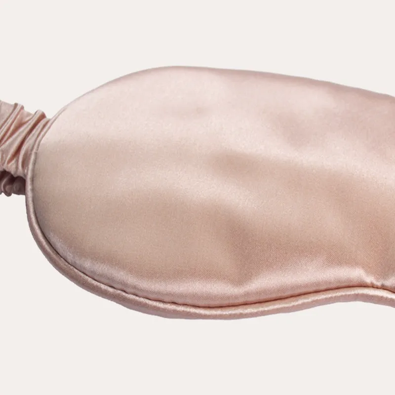 Aurelie Pure Silk Sleep Eye Mask | Rose Gold