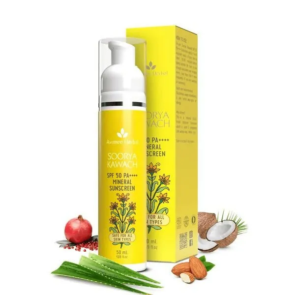 Avimee Herbal Soorya Kawach (Suncreen) SPF50 PA     For All Skin Types