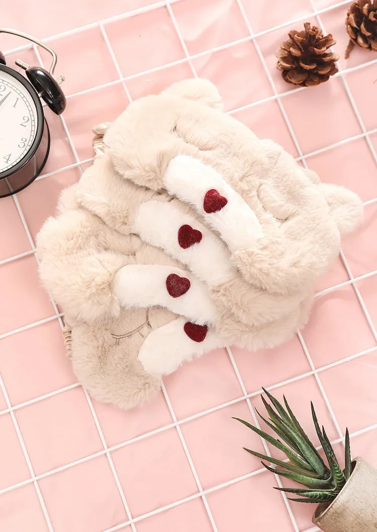 Baby Reindeer Fluffy Mask