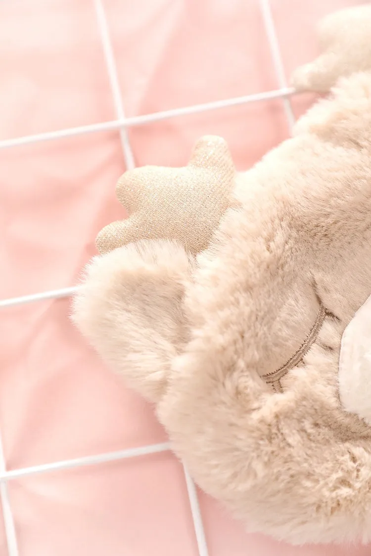 Baby Reindeer Fluffy Mask