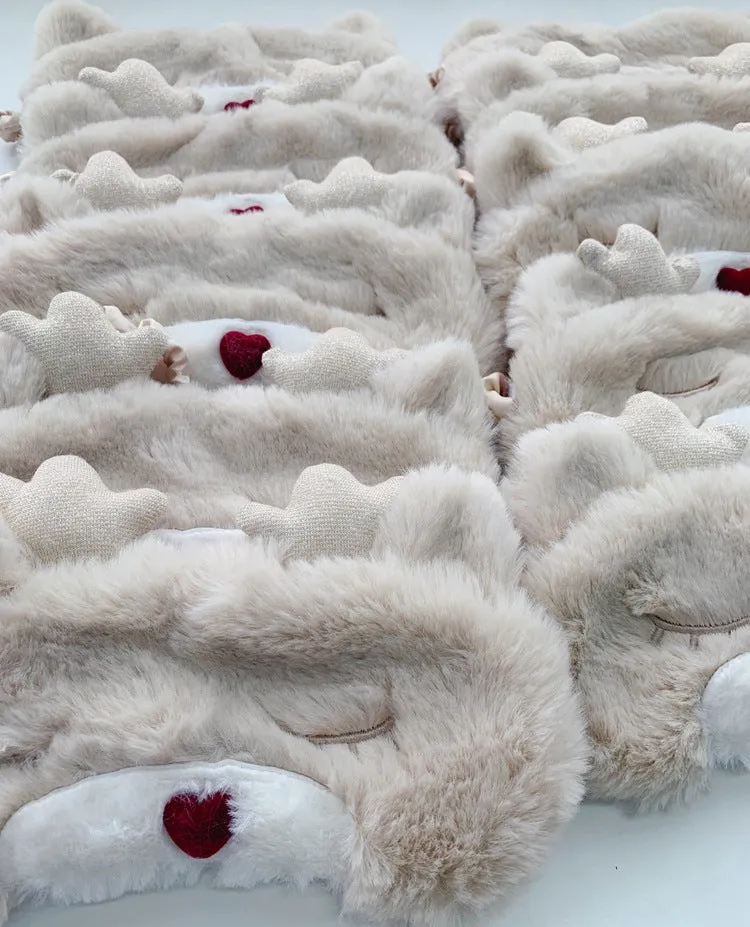 Baby Reindeer Fluffy Mask