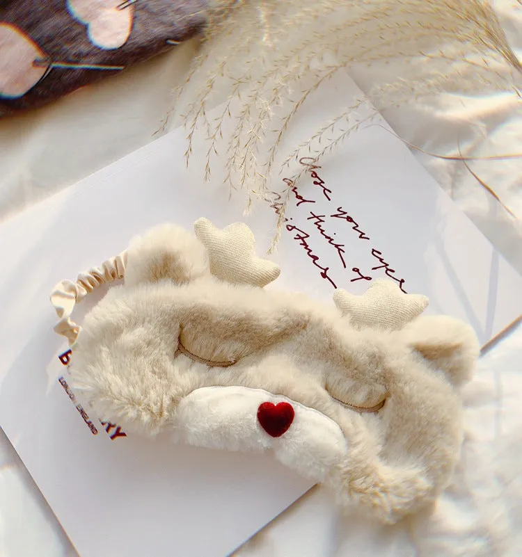 Baby Reindeer Fluffy Mask