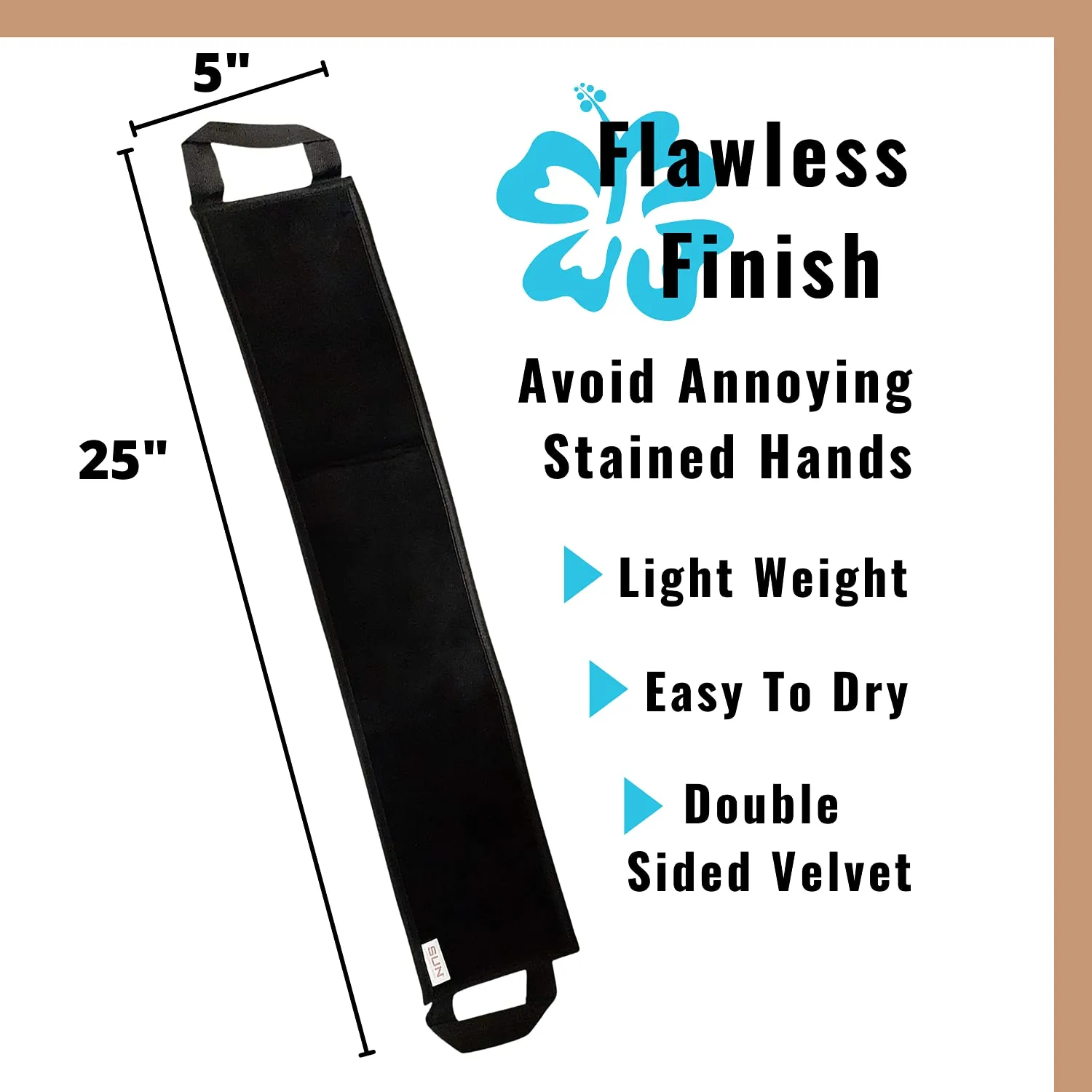 Back Tanning Mitt Sun Laboratories Velvet Soft Back Lotion Applicator Strap 1 Back Tanning Mitt