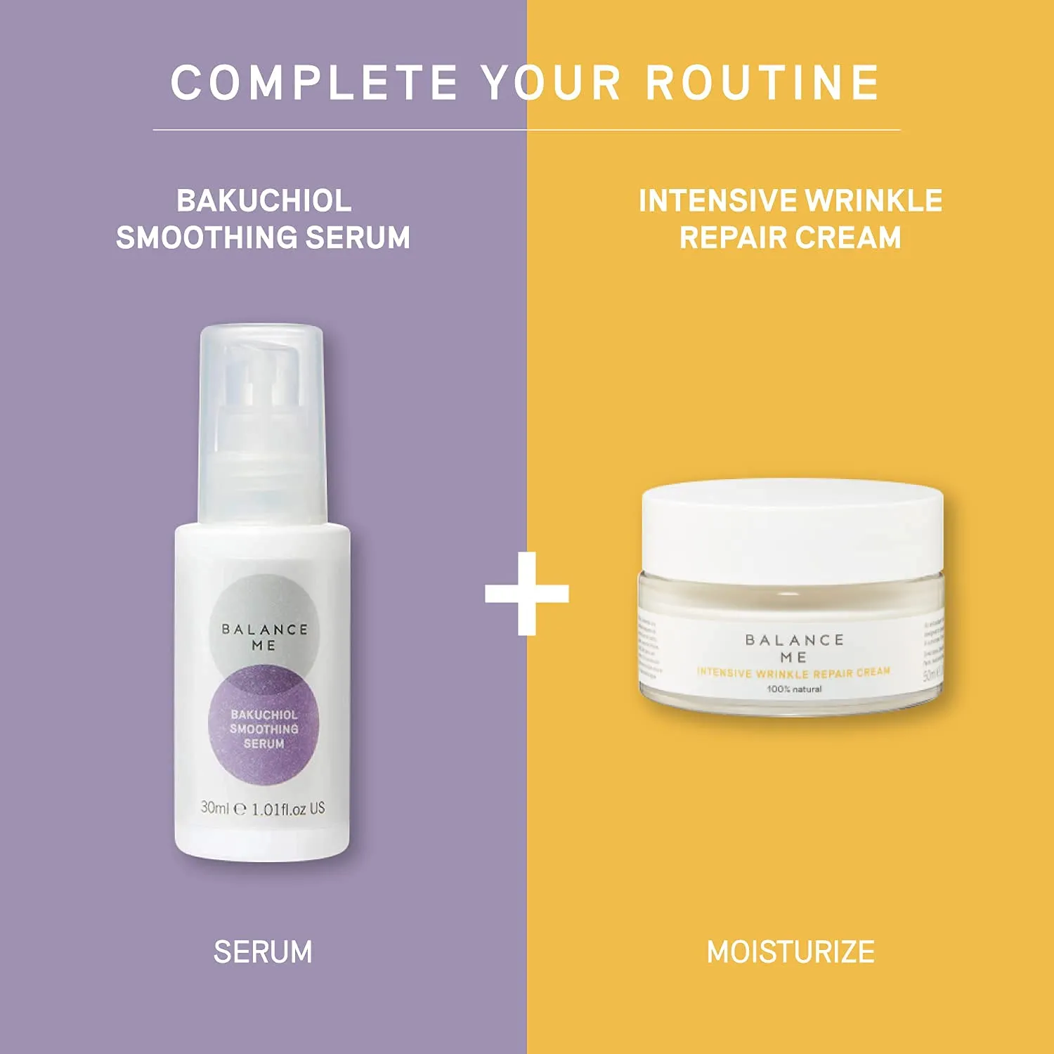 Balance Me Intensive Wrinkle Repair Cream ‚Äì Intensely Hydrates & Moisturises ‚Äì Anti-Ageing & Firming Face Moisturiser For All Skin Types ‚Äì 100% Natural ‚Äì Vegan & Cruelty Free ‚Äì Made‚ÄØIn‚ÄØUK ‚Äì 50ml