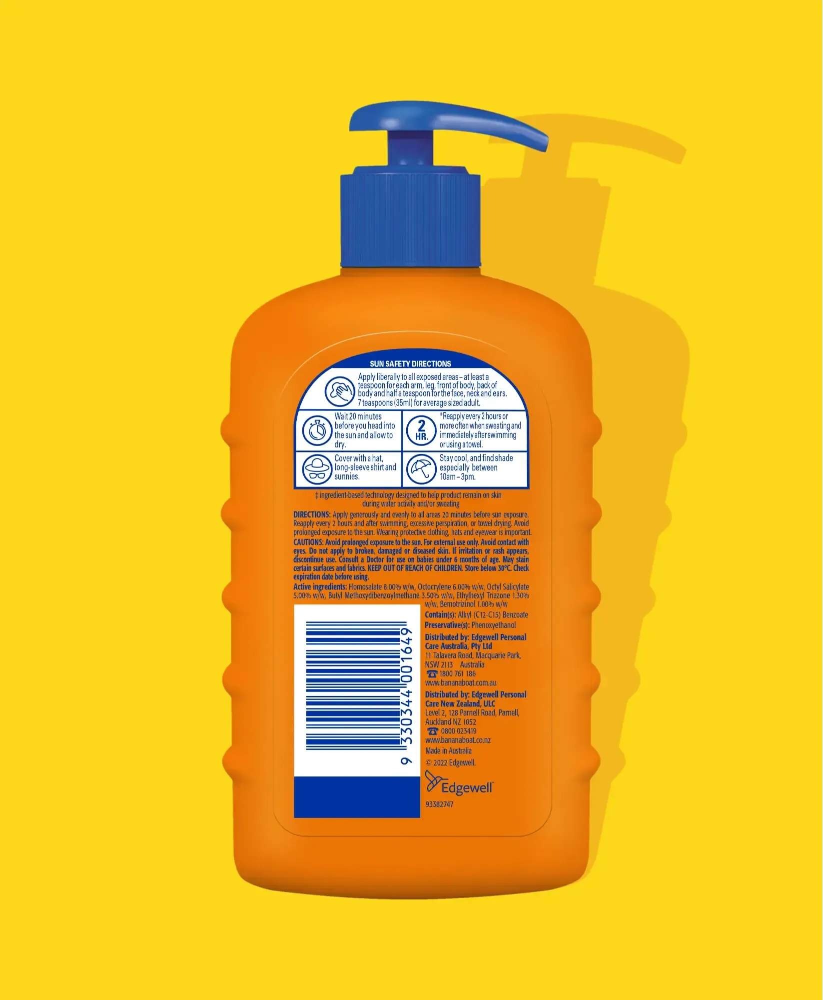 Banana Boat® Sport Sunscreen Lotion SPF50  400G