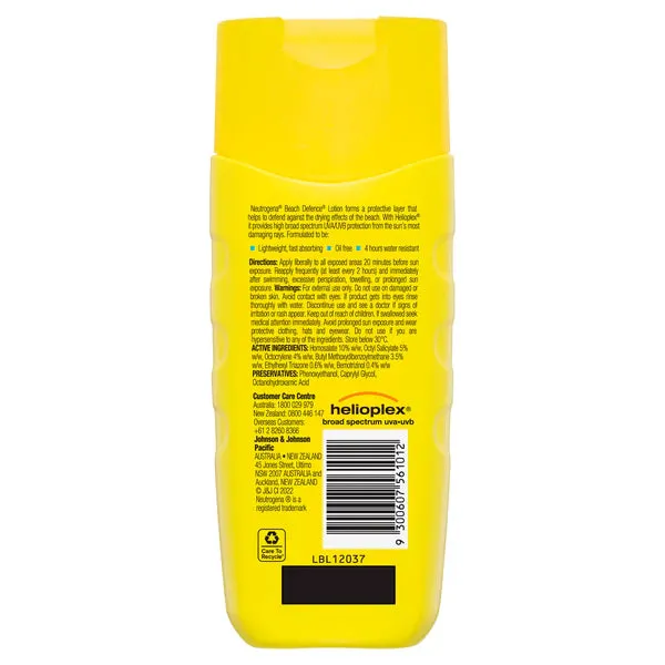 Beach Defence Lotion SPF50 198ml