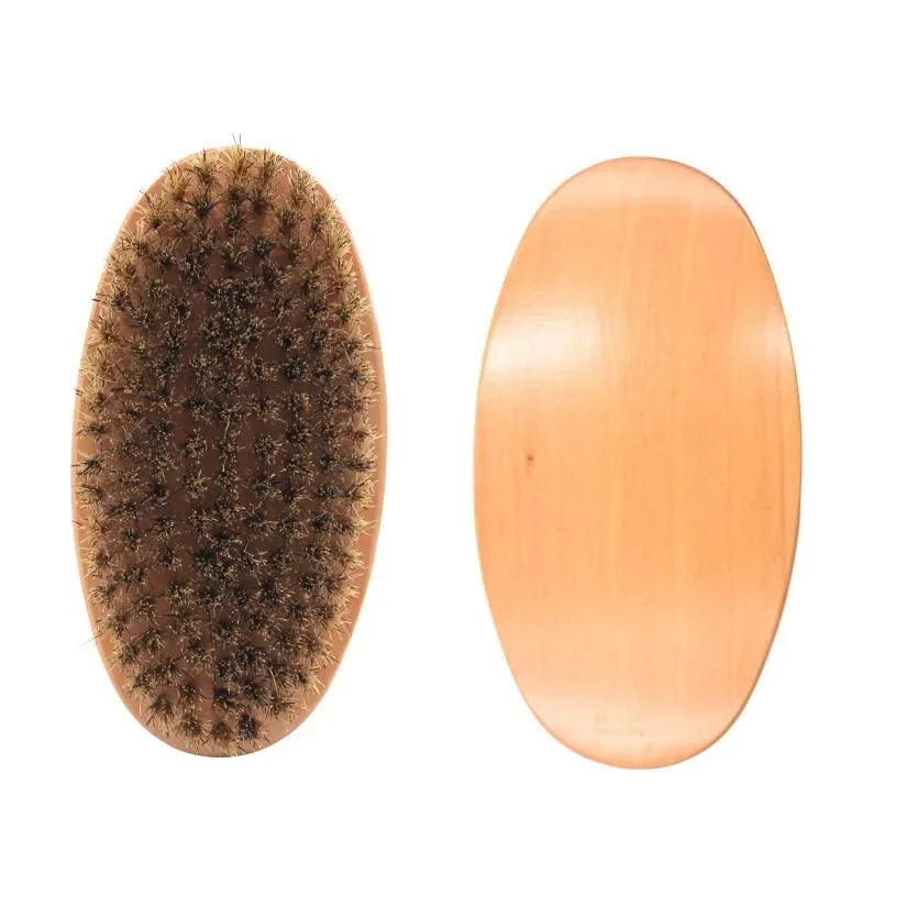Beard Brush For Men With First Cut Boar Bristles. With Firm Bristles To Tame and Soften Your Facial Hair