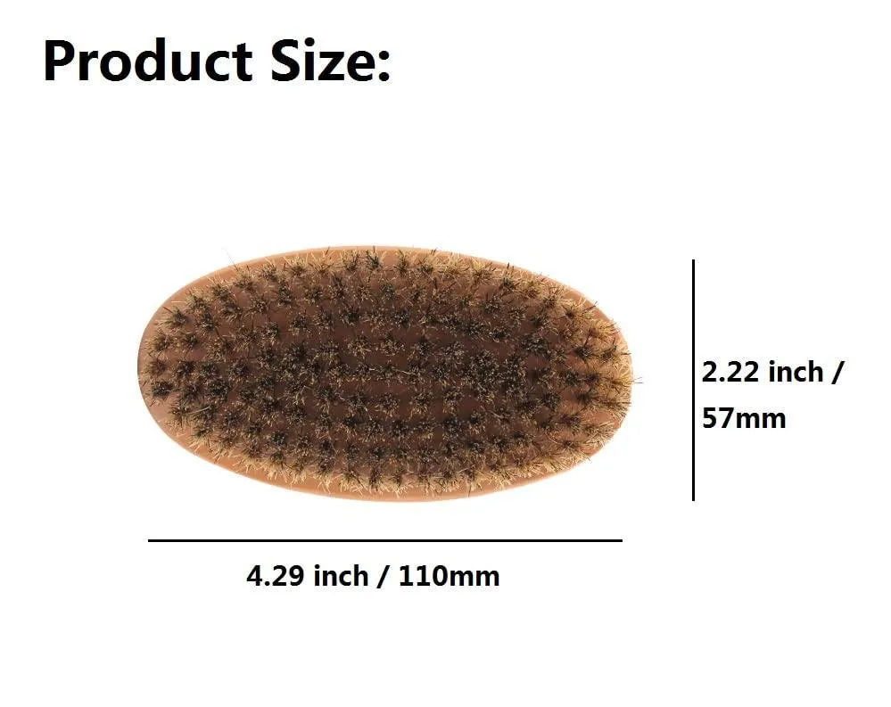 Beard Brush For Men With First Cut Boar Bristles. With Firm Bristles To Tame and Soften Your Facial Hair