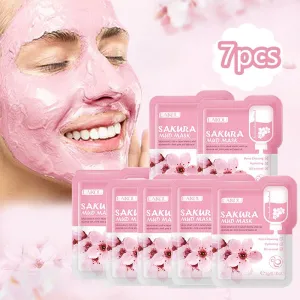 Beauty Sakura Mud Face Mask Cleansing Whitening Moisturizing