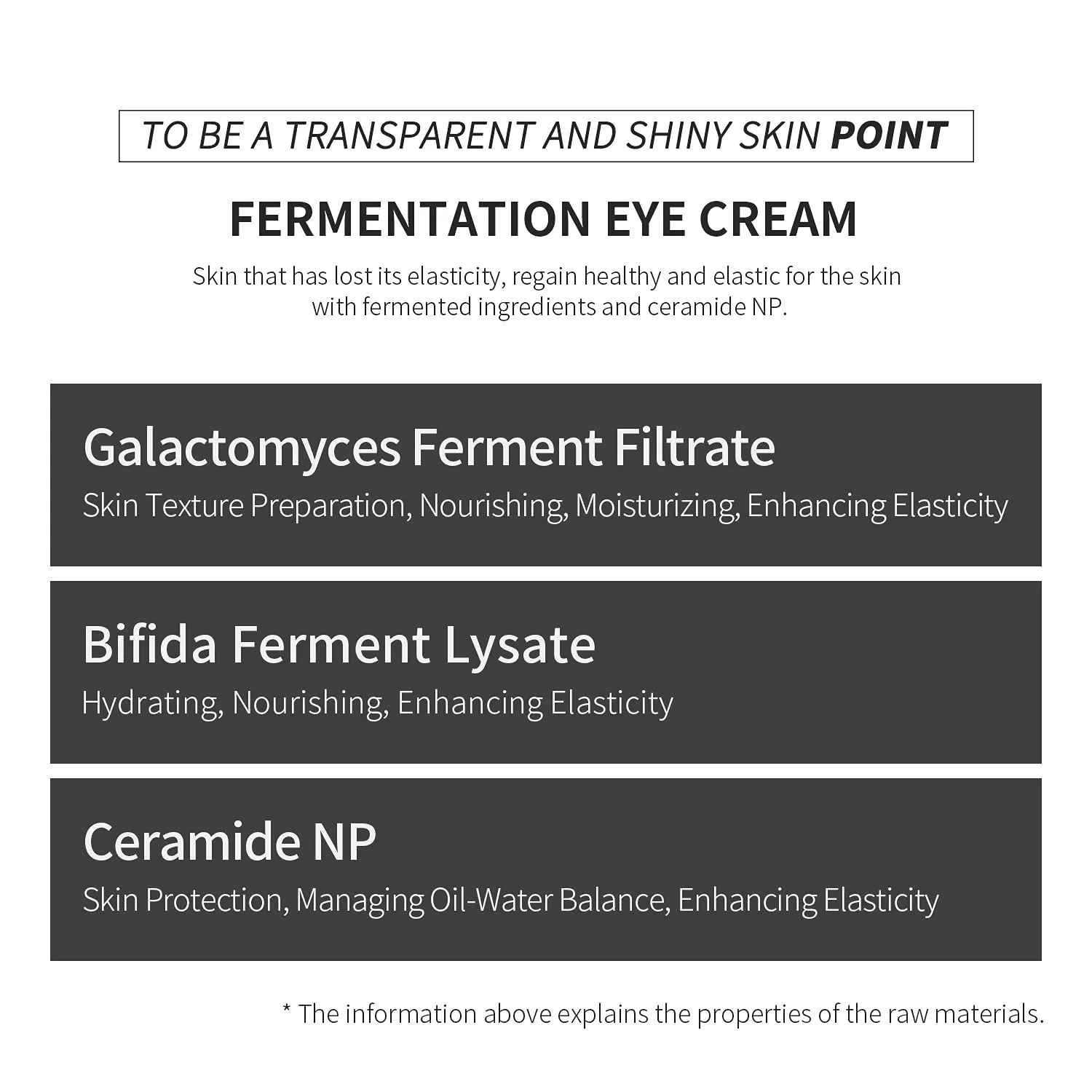 BENTON Fermentation Eye Cream 30g (1.05 oz.) - Galactomyces & Bifida Ferment Anti-Wrinkle Eye Treatment Cream, Dark Circles & Puffiness & Under Eye Bags